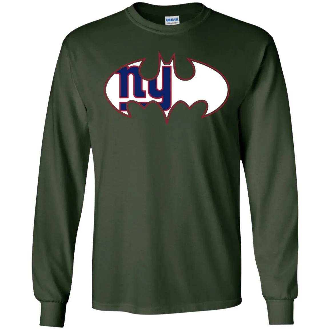 We Are The New York Giants Batman Nfl Mashup Men Long Sleeve Shirt
