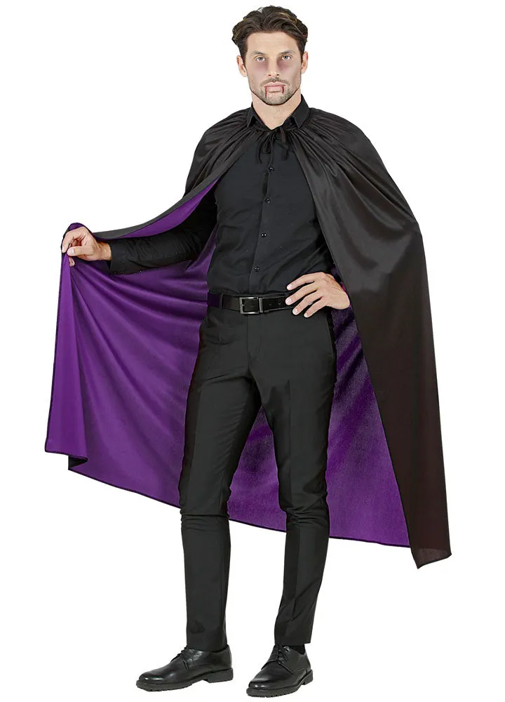 Wendbares Cape schwarz-violett