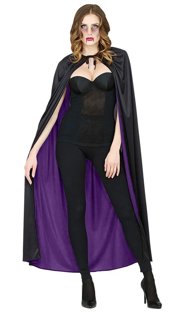 Wendbares Cape schwarz-violett