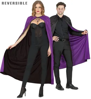 Wendbares Cape schwarz-violett