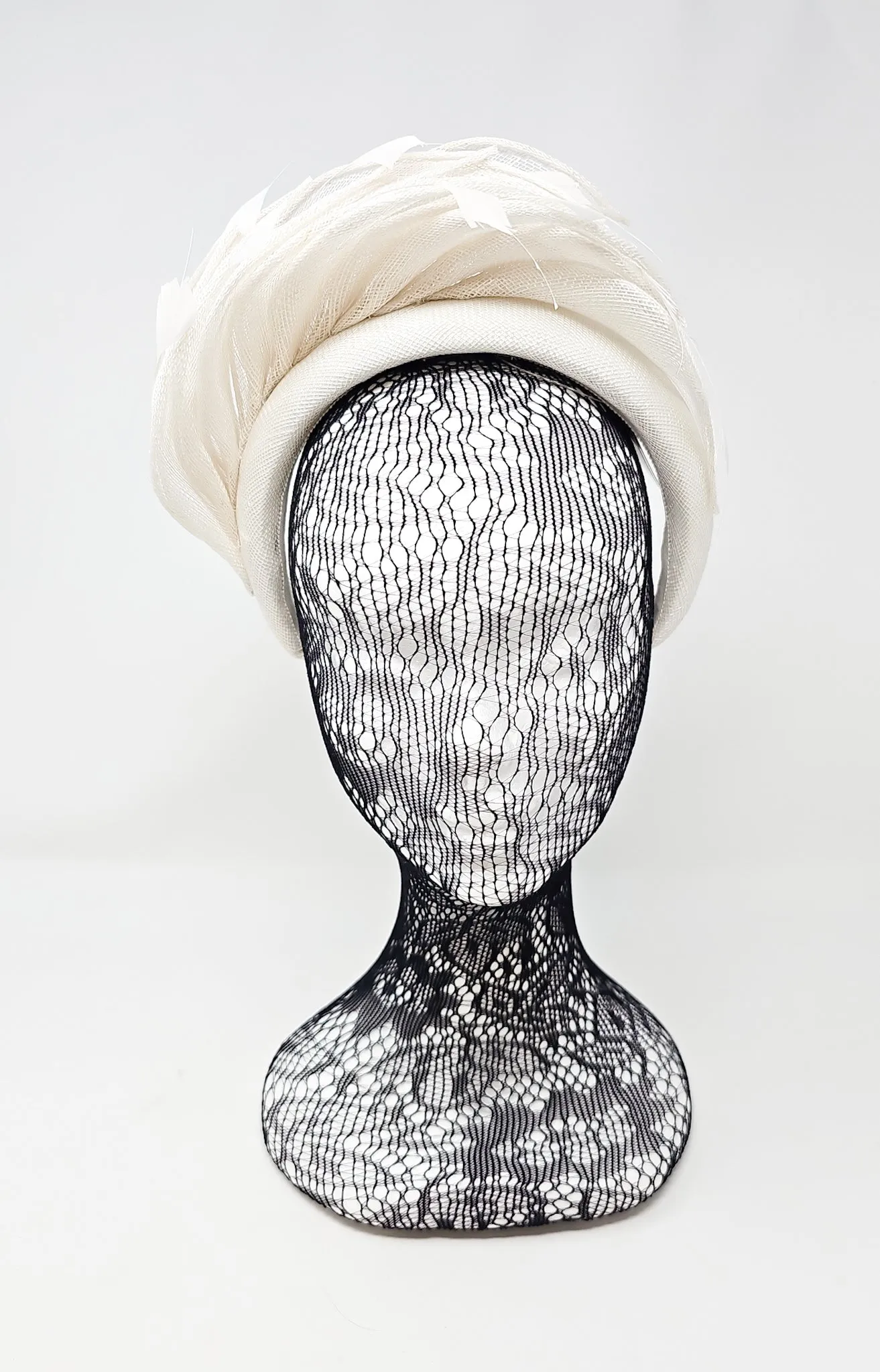 White Petal Crown Thick Hairband Fascinator